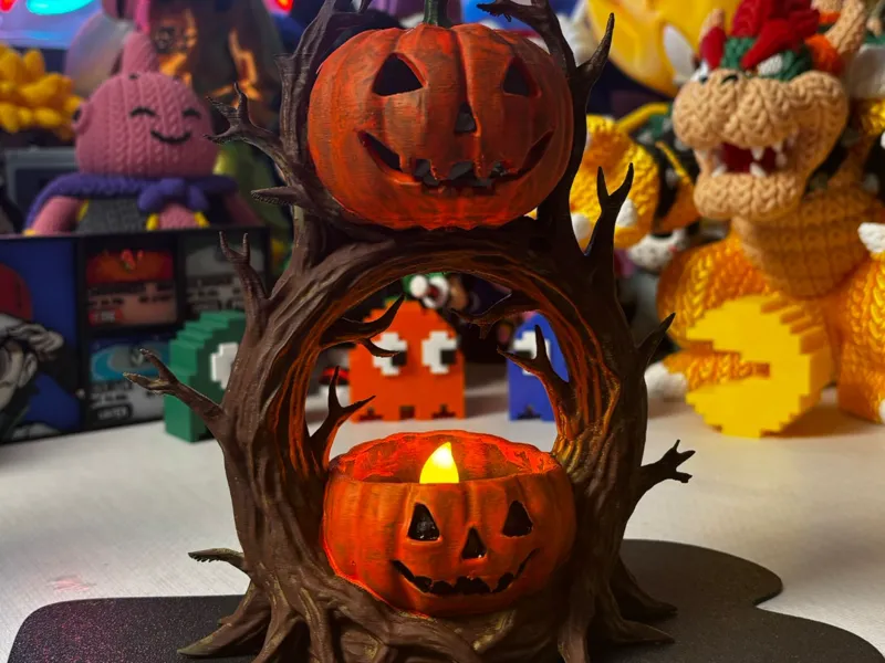 The Nightmare Pumpkin Stand - Halloween Decor