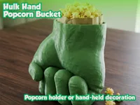 2 Functions – Popcorn holder and handheld decoration