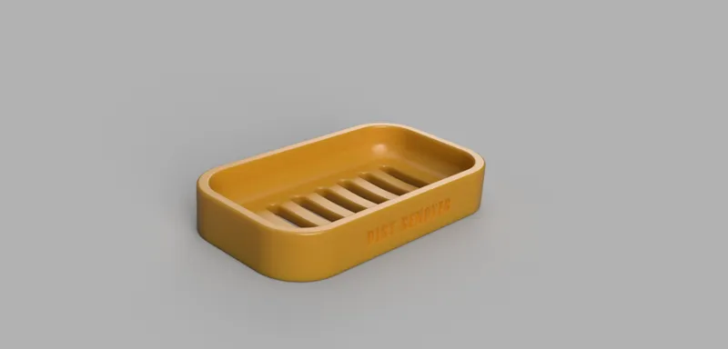 "DIRT REMOVER" Soap Dish for your bathroom