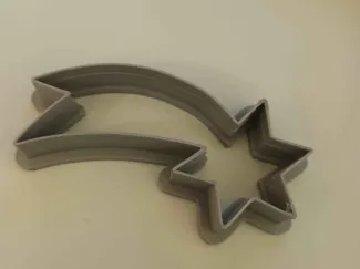 Shooting star cookie cutter