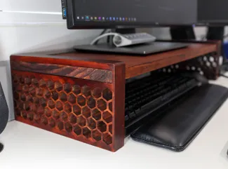 Honeycomb Monitor Stand (Bunnings)