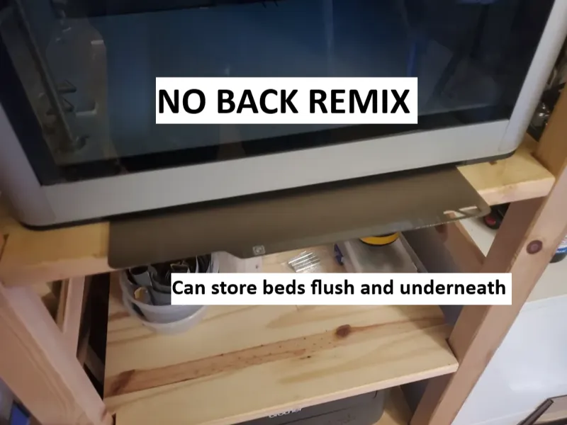 Single build plate storage under stock X1/P1
