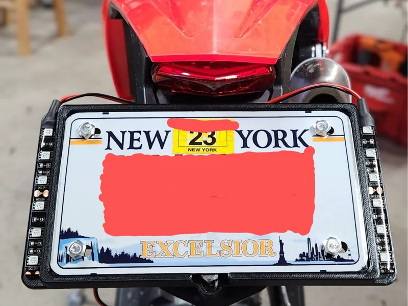 Beta X-Trainer License Plate Holder