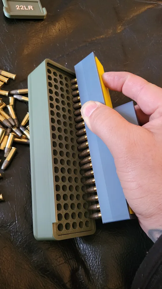 22LR Ammo Storage Box Speed Loader - Free 3D Print Model - MakerWorld