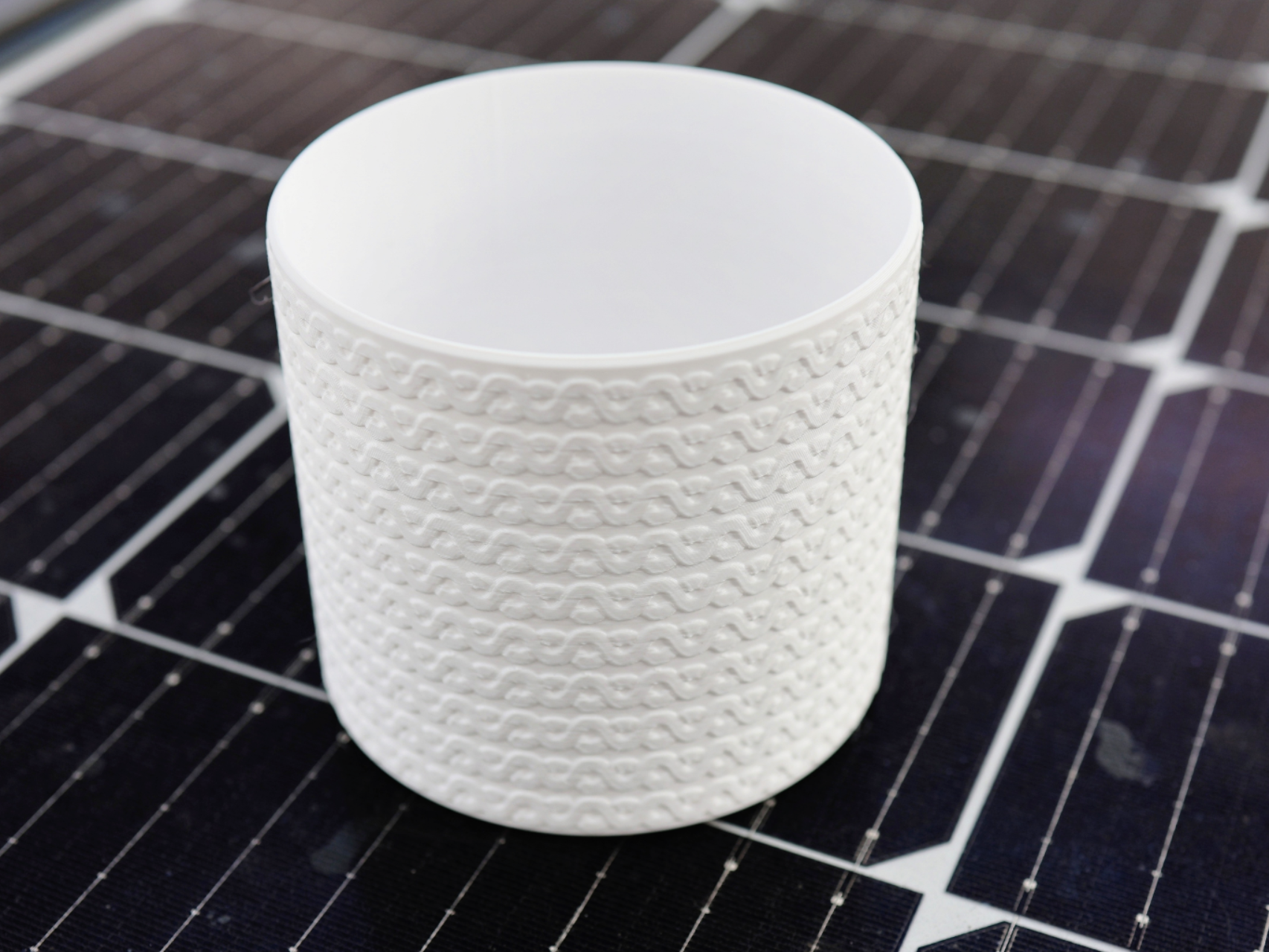 Knit Pattern Pot