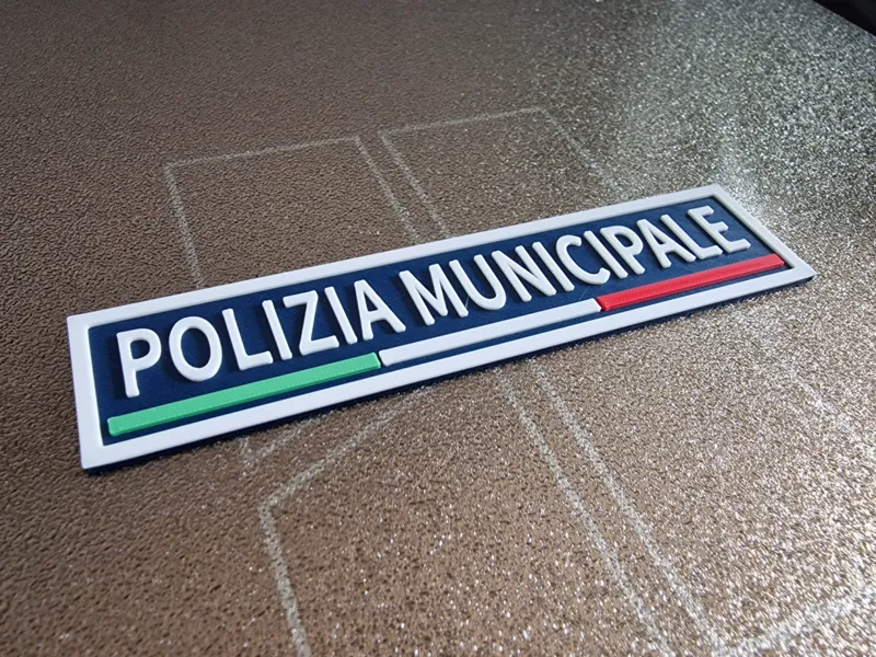 Patch Polizia Municipale Tricolore