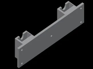 Dual Wall Mount Radio/Walkie Talkie Clip Mount