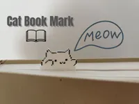 Cat Book Mark