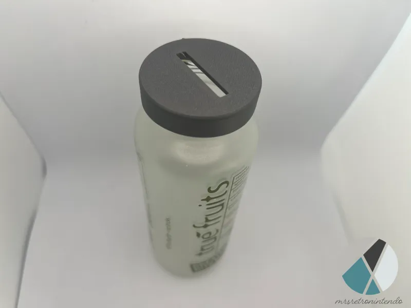 True Fruits 250ml bottle money box lid / Spardose