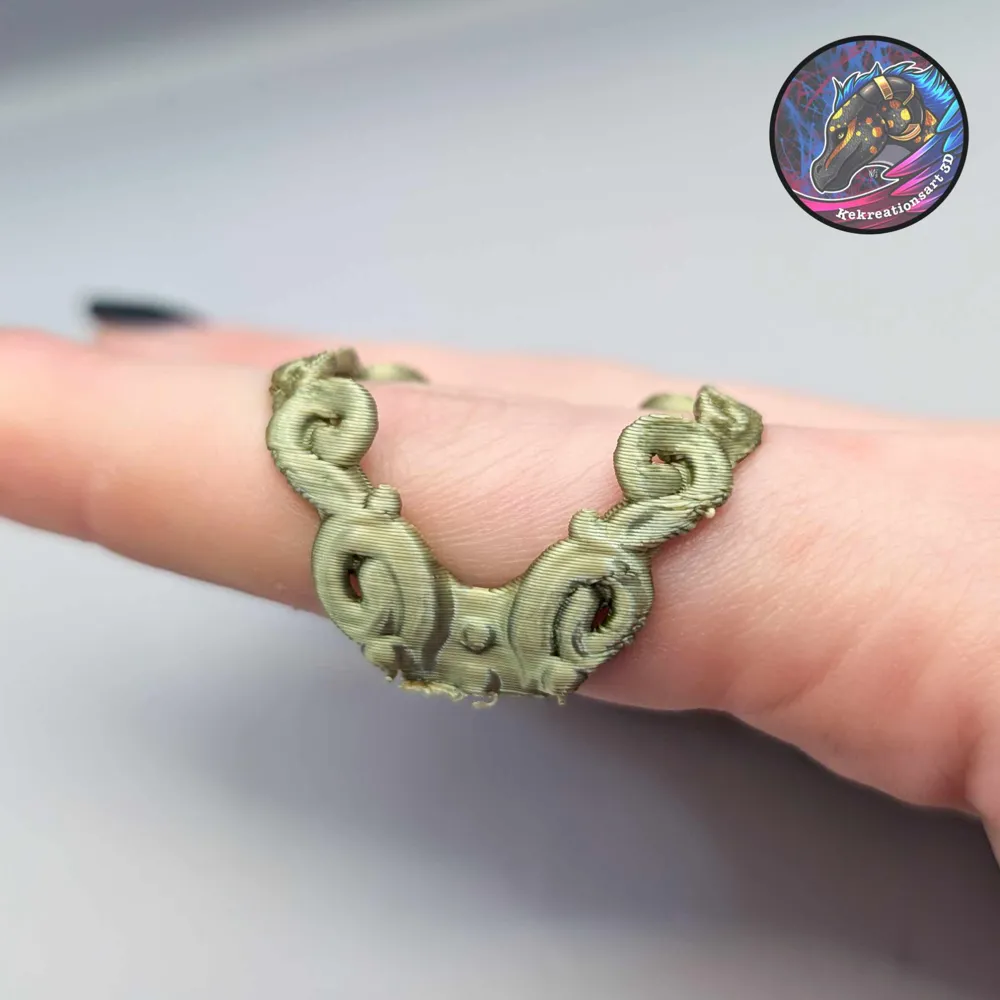 Hyperflexibility Rings Decorative Ring Splints for Hypermobility (4 set) - Free 3D Print Model ...