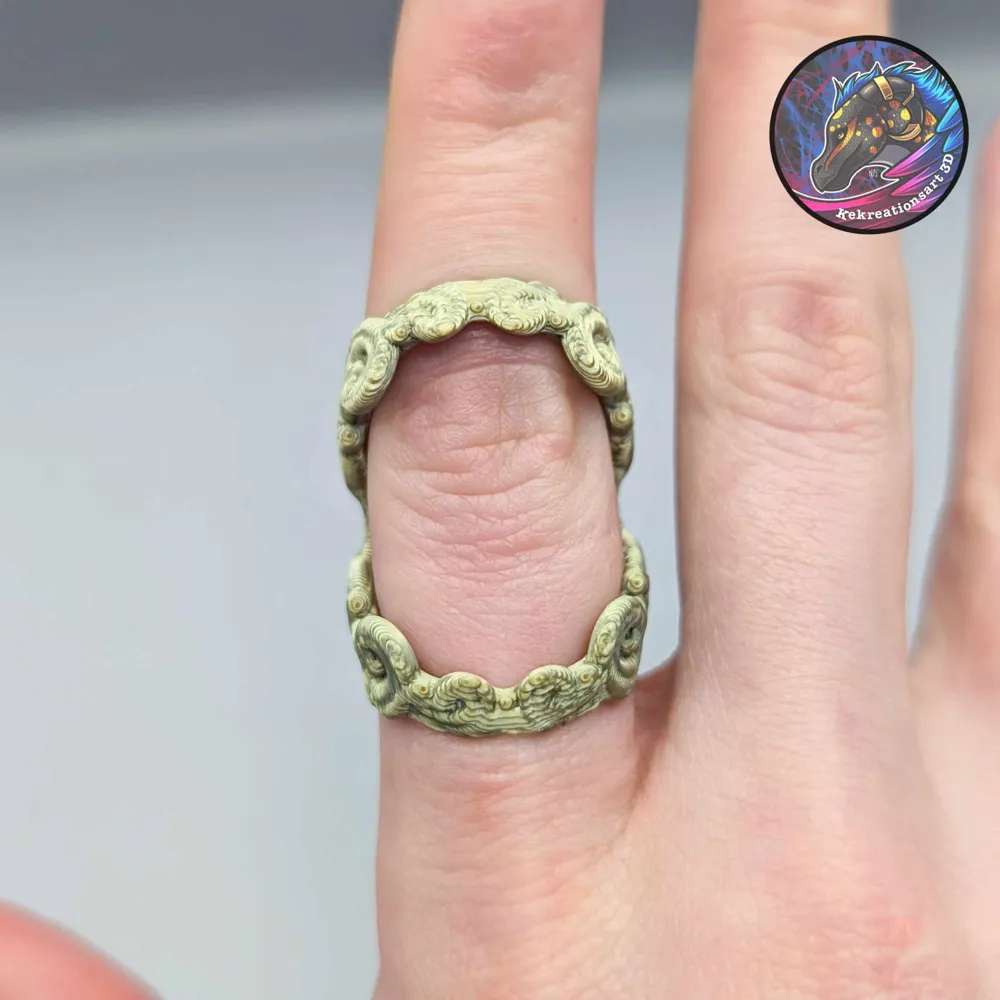 Hyperflexibility Rings Decorative Ring Splints for Hypermobility (4 set) - Free 3D Print Model ...
