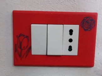 Vimar 3 position Switch plate