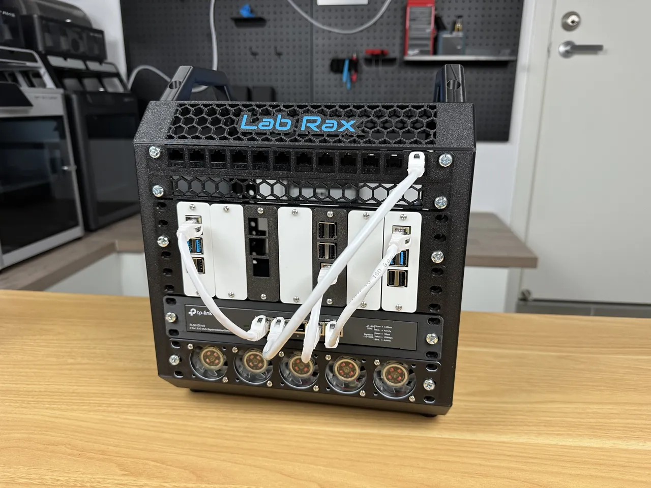 Lab Rax 10" Server Rack - Bolted Version - 5U view 4