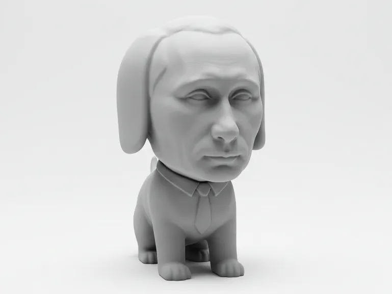 Putin Dog Figurine