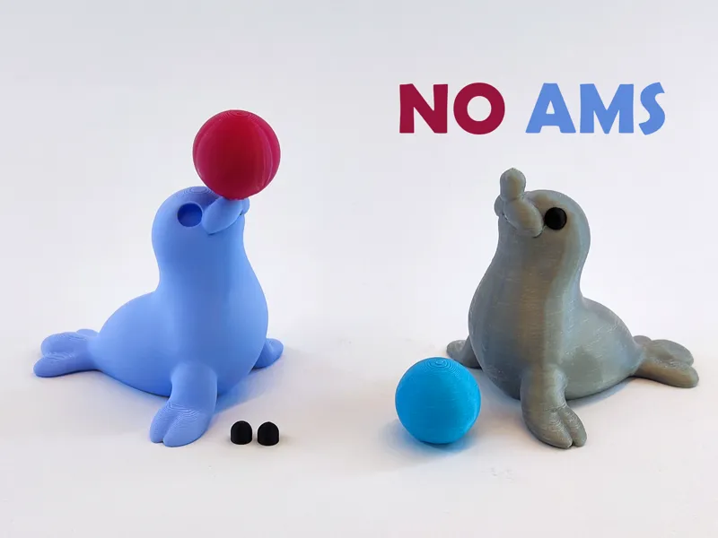 Cute Interactive Seal w/ Spinning Ball