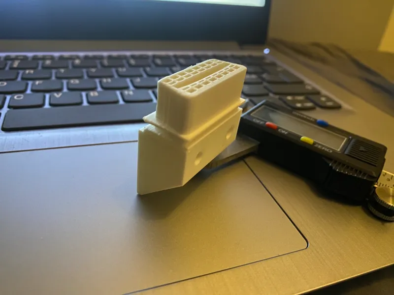 OBD male holder. Car diagnose. Aviloo tester.