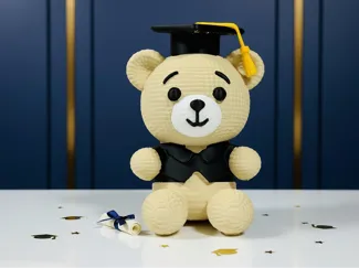 Graduation Bear Keepsake Figurine