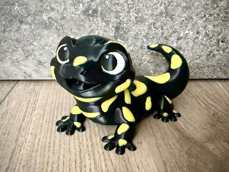 Salamander Happy Cute Figurine Toy Animal