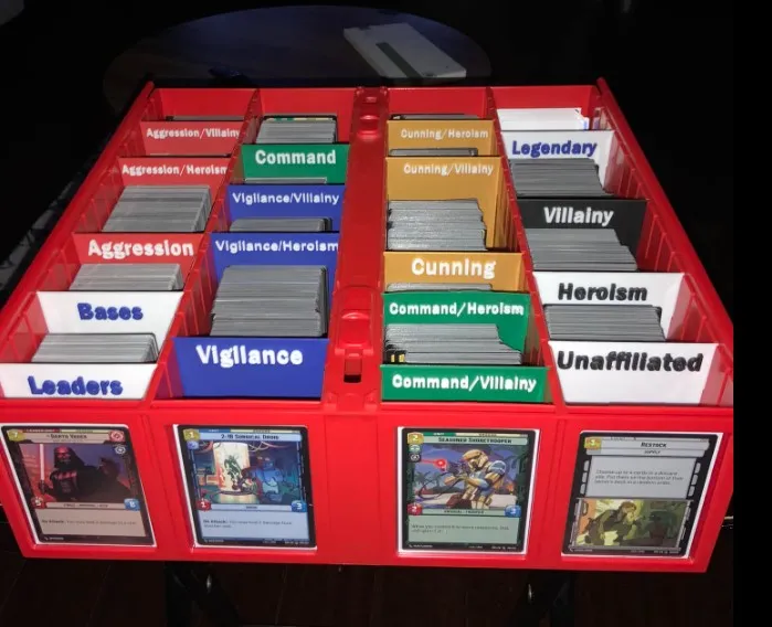 Star Wars Unlimited Aspect Dividers for BCW bin