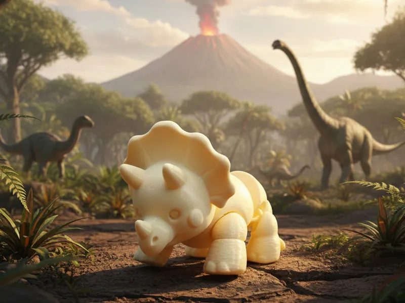 Triceratops Flexi Bobble Head