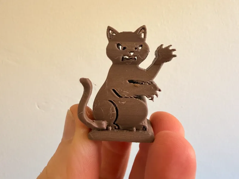 Happy Cat Angry Cat Perspective illusion