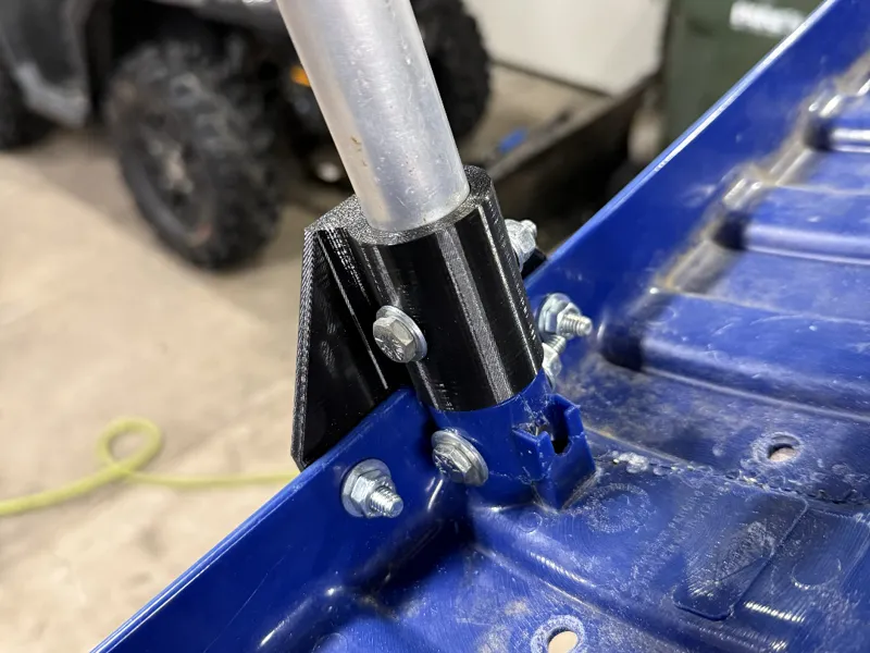 Roof Snow Rake Support