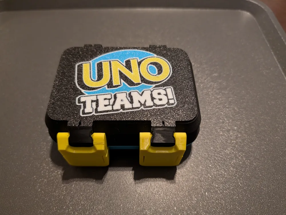 Pro Team Box UNO Teams card box/case v3 - Free 3D Print Model - MakerWorld