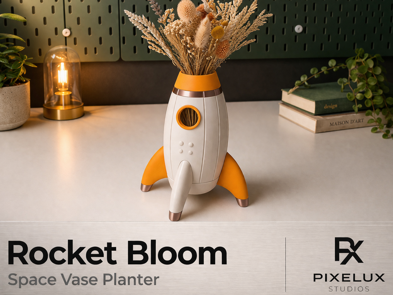 Rocket Bloom - Space Vase Planter