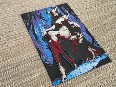 MTG Commander Deckbox Inlay Morcant/Elves