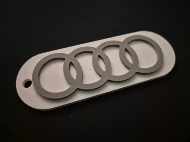 Audi Logo Keychain
