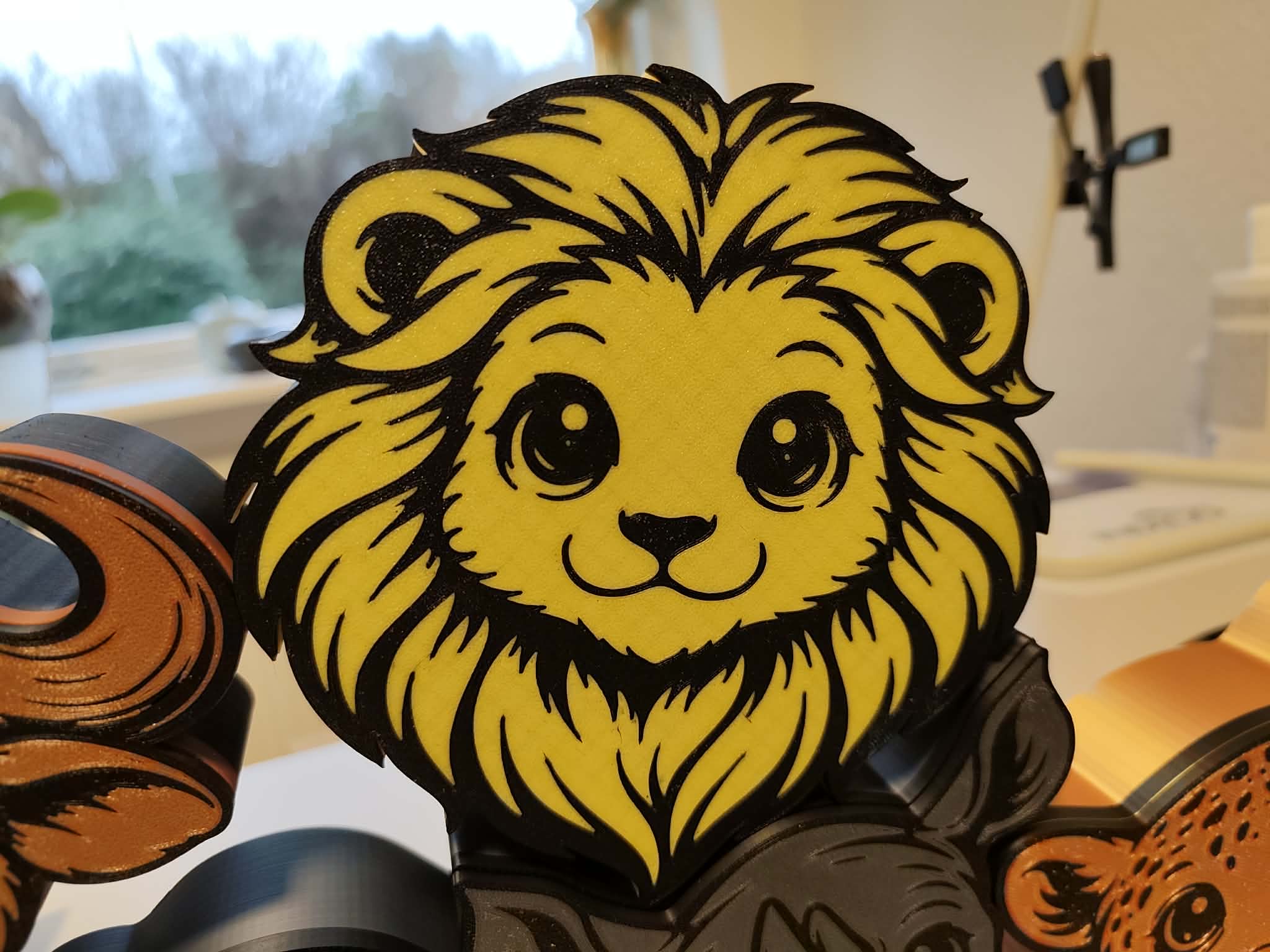 Lion box (Print all 5 on my profile) - Free 3D Print Model - MakerWorld