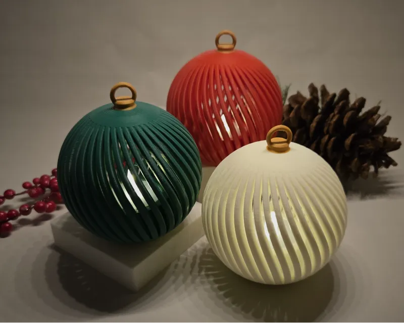 Spiral Christmas Ornament
