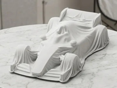 F1 Car covered