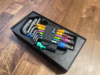 Gridfinity Allen Wera 950/9 Hex-Plus Multicolour 2