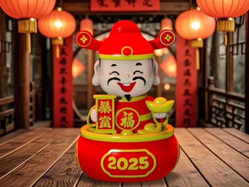 蛇年暴富财神-2025发发发