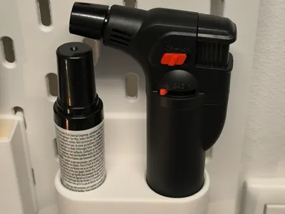 Skadis Holder JetFlame Lighter (Lidl Parkside)