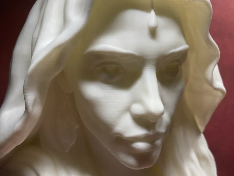 Woman with hood