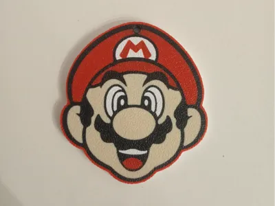 Super Mario Public Domain Keychain