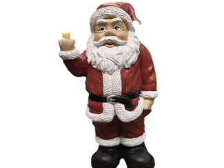 Babbo Natale con candela
