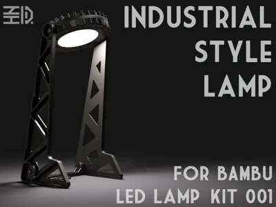 Industrial-style Lamp for LED-Kit