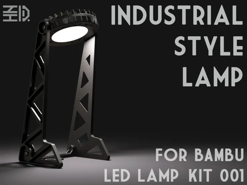 Industrial-style Lamp for LED-Kit