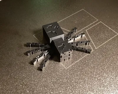 Articulated Minecraft Spider - Free 3D Print Model - MakerWorld