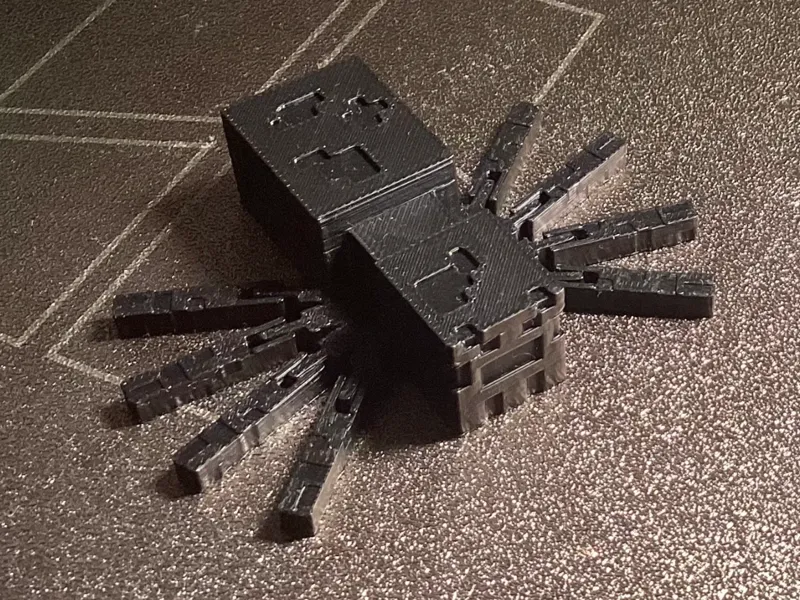 Articulated Minecraft Spider