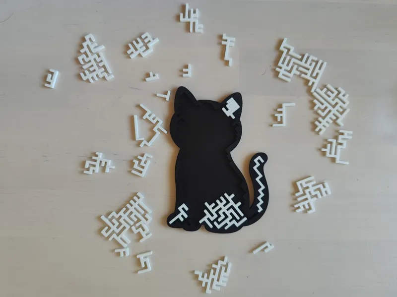 28 Piece Cat Jigsaw Puzzle