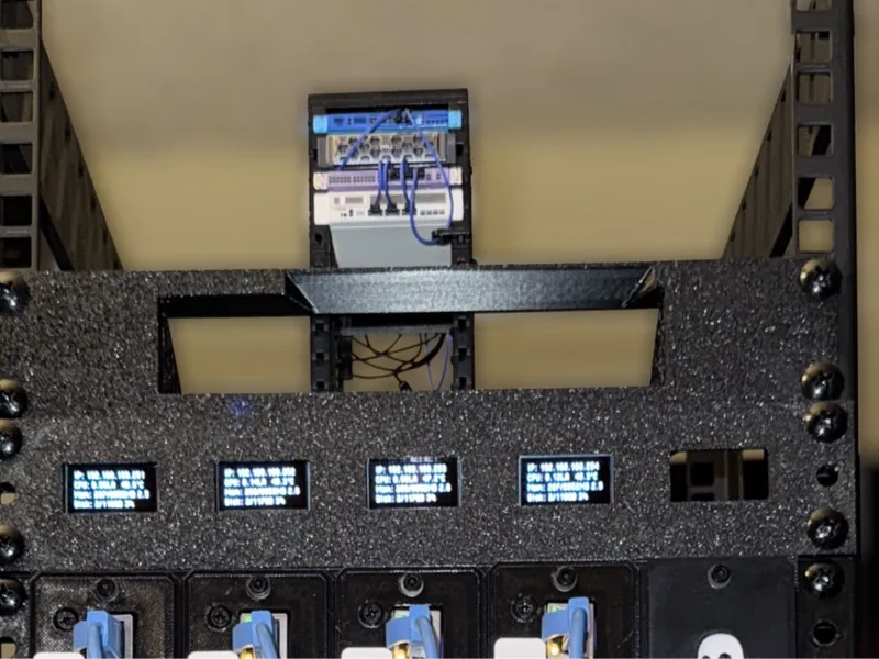 Raspberry Pi 5 I2C Display mount