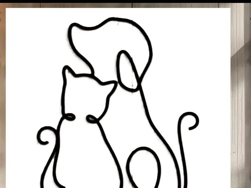 Dog and cat friends
