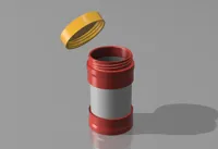 DN40 pipe caps set + screw lid / cap