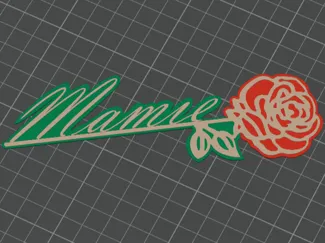 marque page rose Mamie