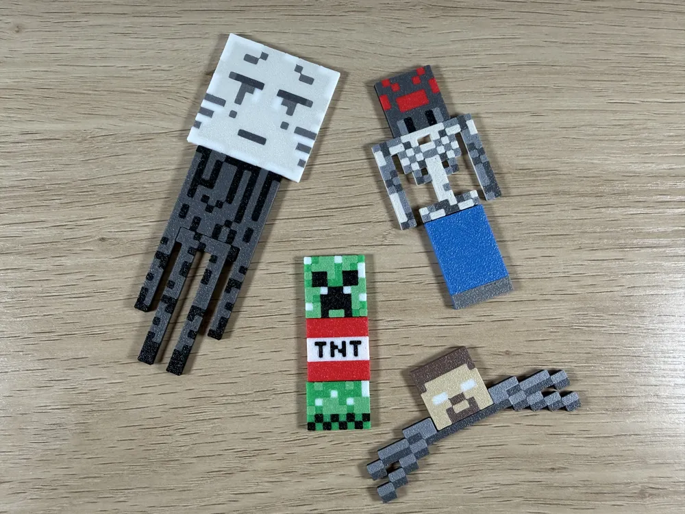 Ultimate Minecraft Magnet Playset - Free 3D Print Model - MakerWorld
