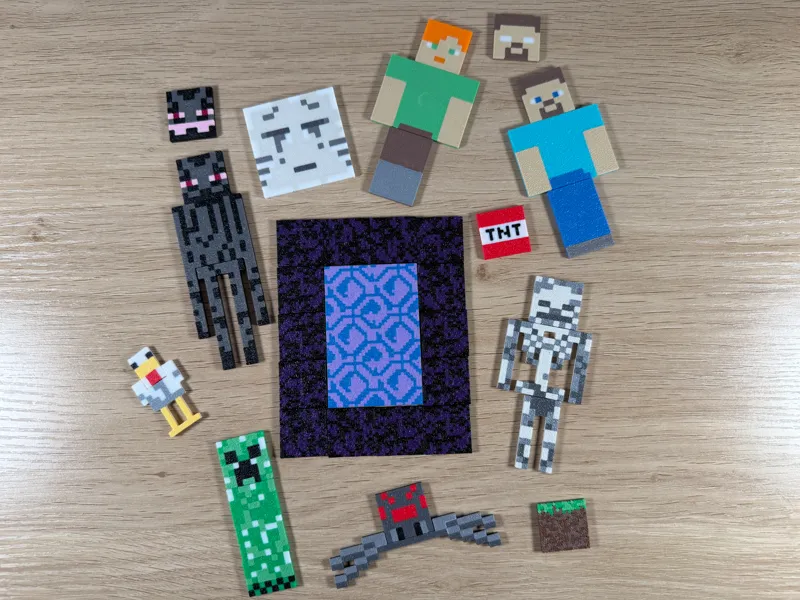 Ultimate Minecraft Magnet Playset